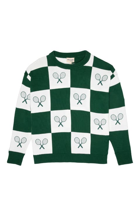 Riley Sweater Checkered Tennis