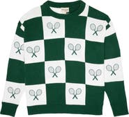 Ellsworth + Ivey Riley Sweater Checkered Tennis