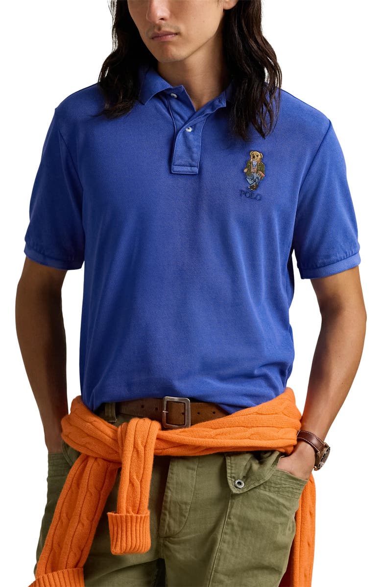 Polo Ralph Lauren Polo Bear Cotton Piqué Polo, Main, color, 