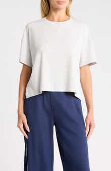 YOGALICIOUS Heavenly Ribbed Deluxe Boxy Crop T-Shirt