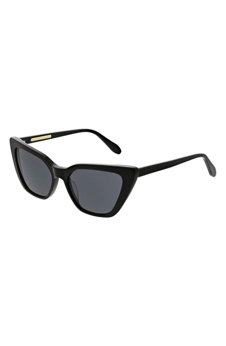 BCBGMAXAZRIA 54mm Slim Gradient Cat Eye Sunglasses, Main, color, 