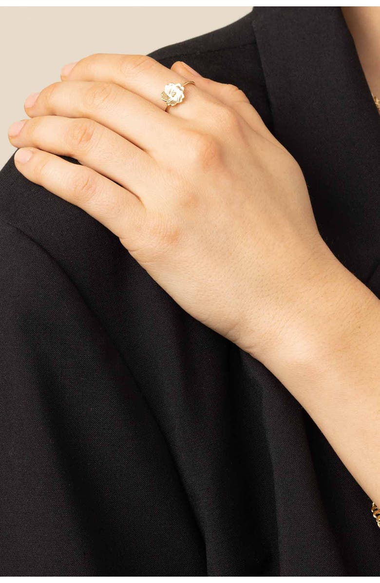 Oradina 14K Gold Fresh Bouquet Ring, Alternate, color, Yellow Gold