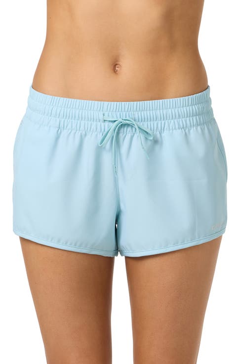 Balboa Saltwater Solids Cover-Up Shorts