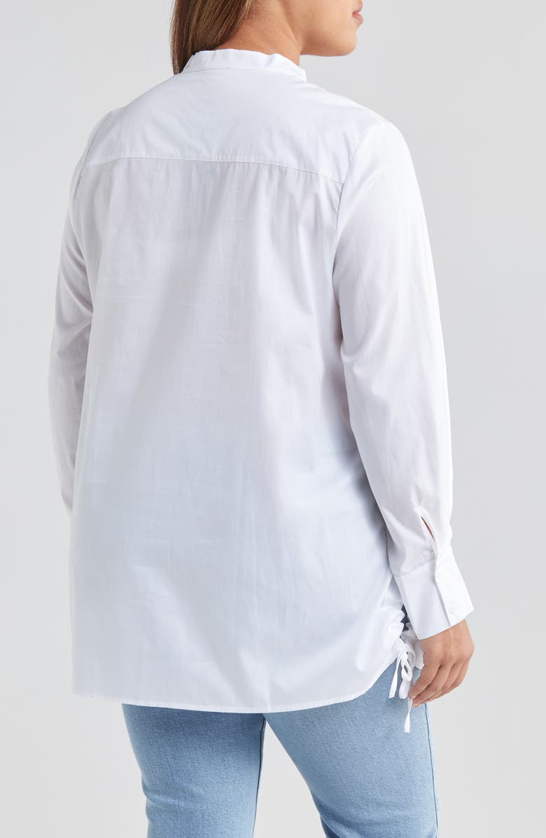 HARSHMAN Rhea Side Tie Cotton Popover Tunic, Alternate, color, 