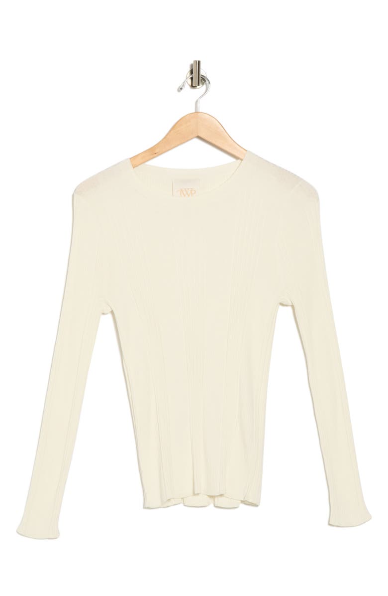 TWP First Base Long Sleeve Knit Top, Alternate, color, 