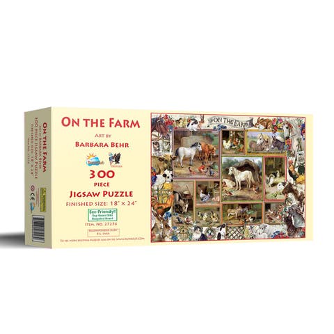On the Farm 300 piece Jigsaw Puzzle for Adults