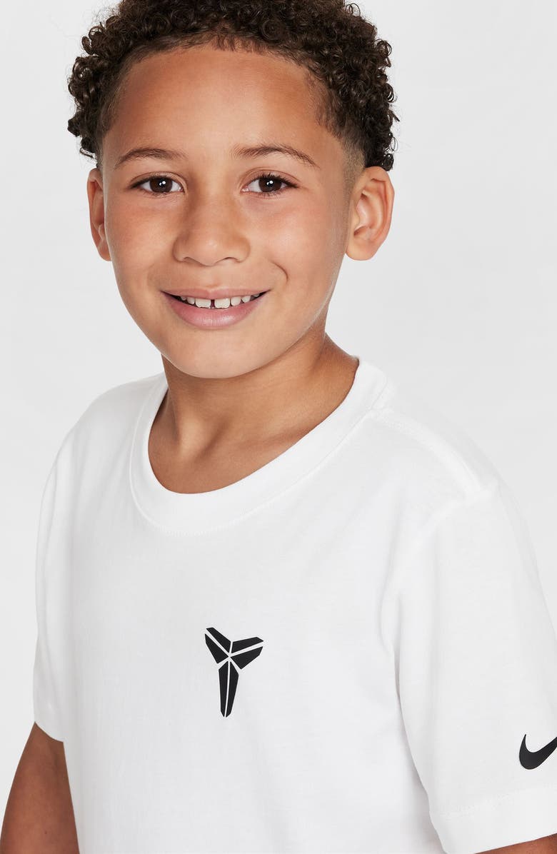 Nike Kids' Kobe Graphic T-Shirt, Alternate, color, 100 White/Black