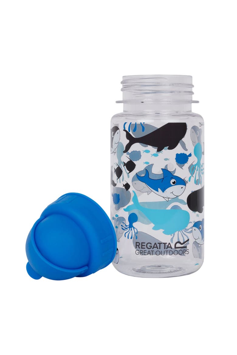 Bubbles The Shark Tritan 11.8floz Water Bottle, Alternate, color, Hawaiian Blue