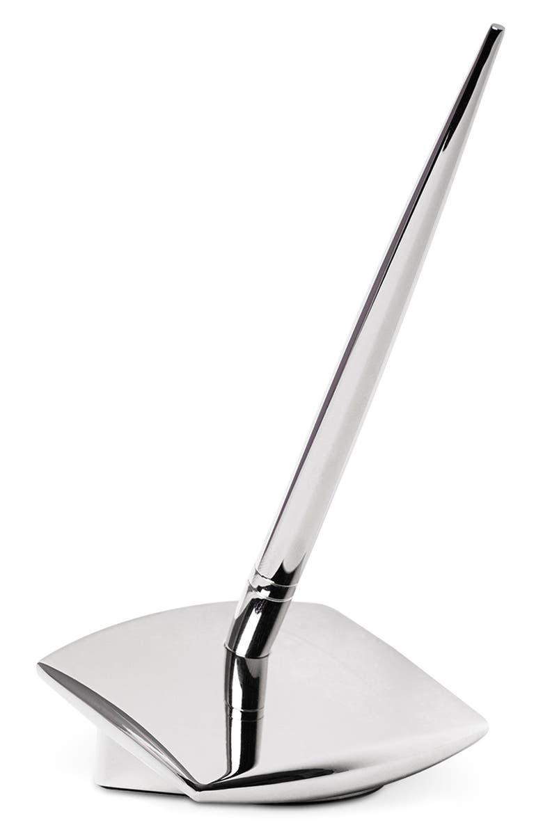 Bey-Berk Pen Stand, Main, color, Silver