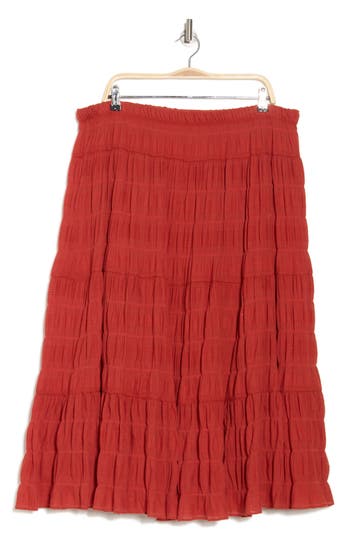 MAX STUDIO MAX STUDIO TEXTURED MAXI SKIRT