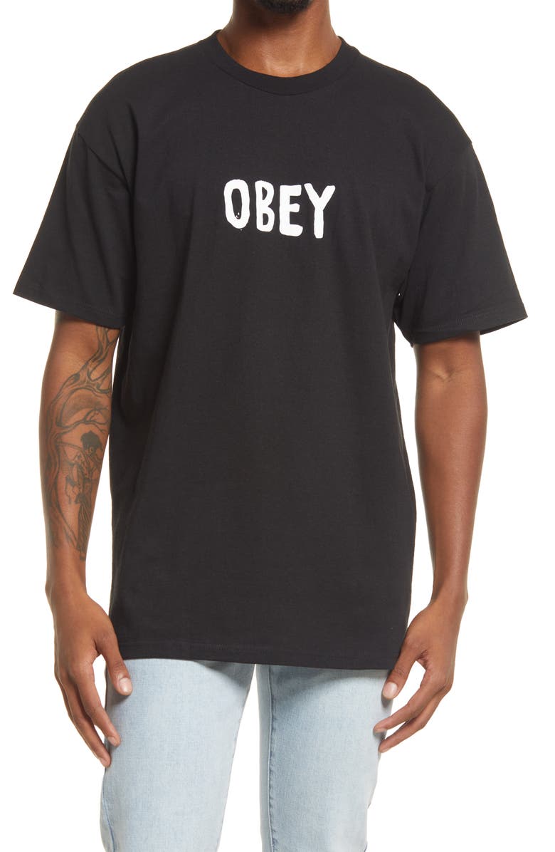 Obey Men's Obey OG Logo Graphic Tee, Main, color,
