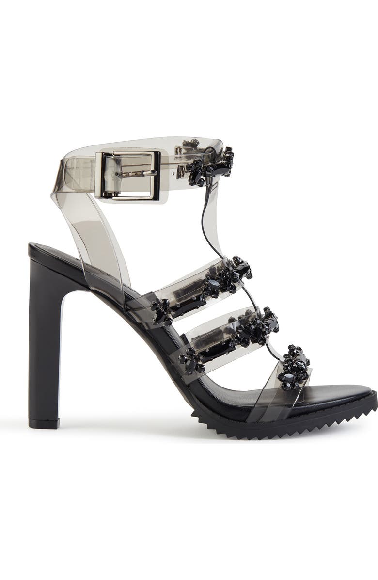 KARL LAGERFELD PARIS Bristol Embellished Sandal, Alternate, color,