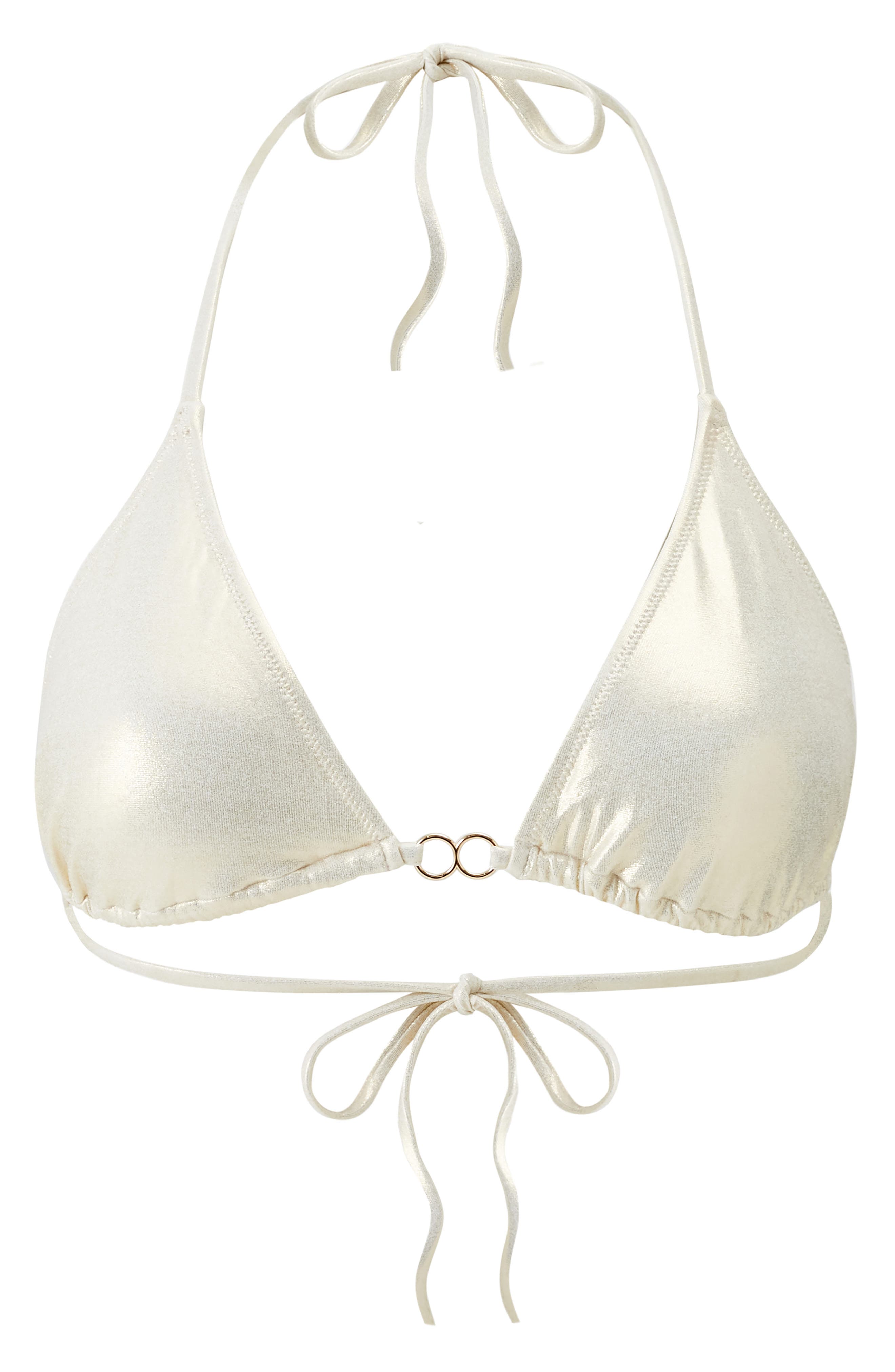 Melissa Odabash Costa Foil Triangle Bikini Top (Women) | Nordstrom