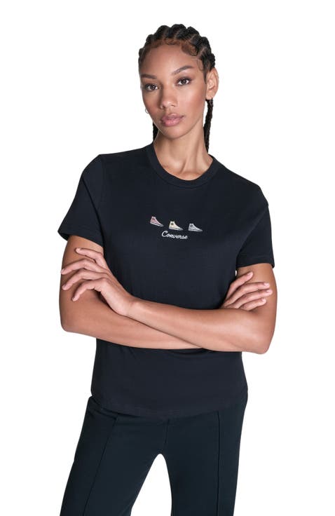 Trio Embroidered T-Shirt