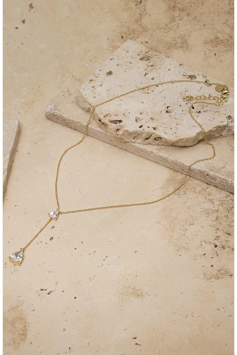 Lane Crystal Pendant, Alternate, color, Gold