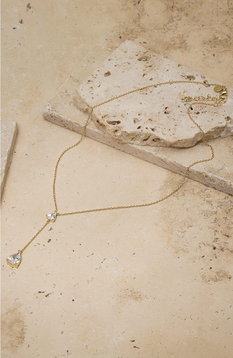 Untamed Petals Lane Crystal Pendant, Alternate, color, Gold