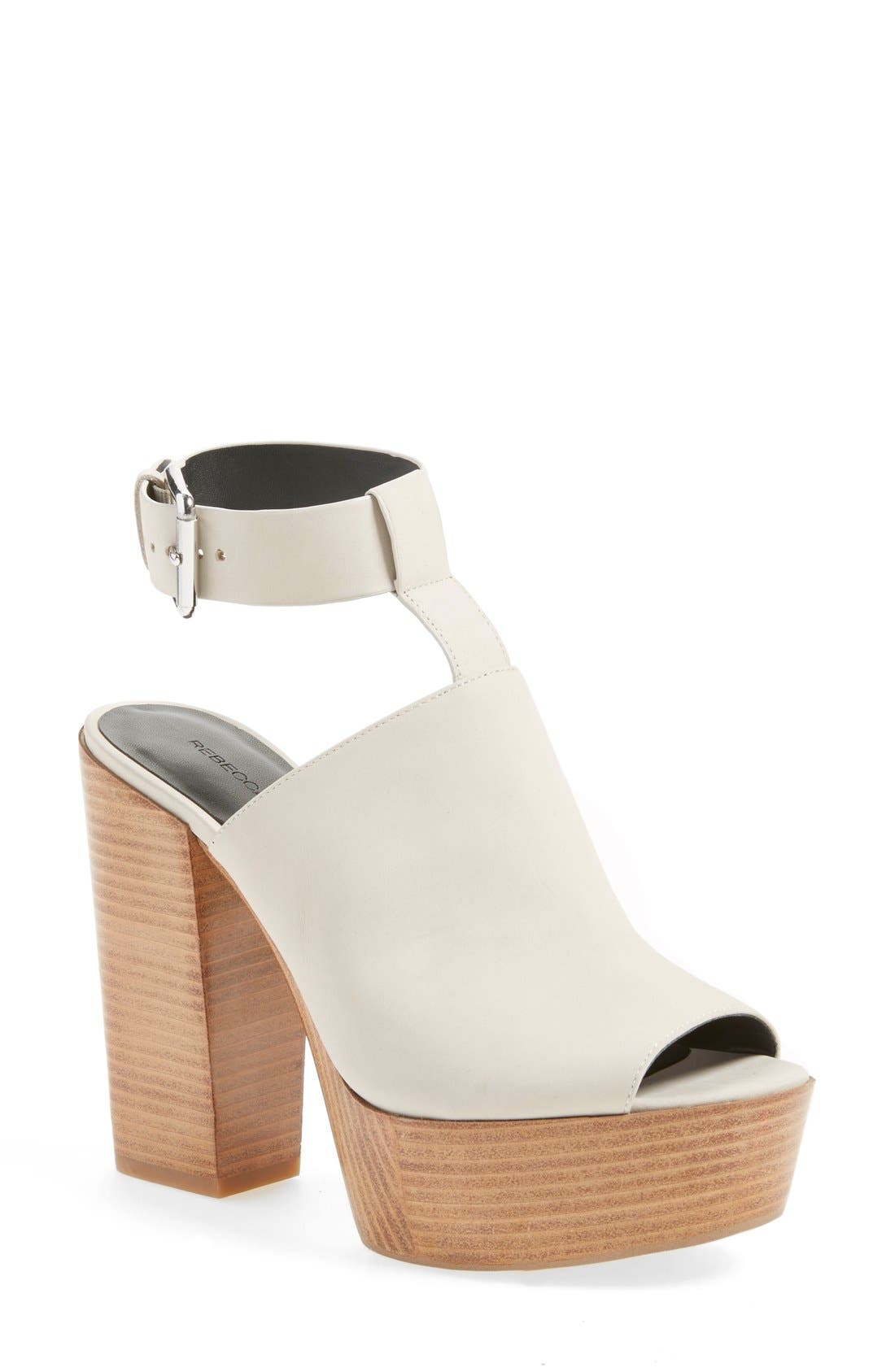 'Cece' Platform Sandal, Main, color, STONE LEATHER