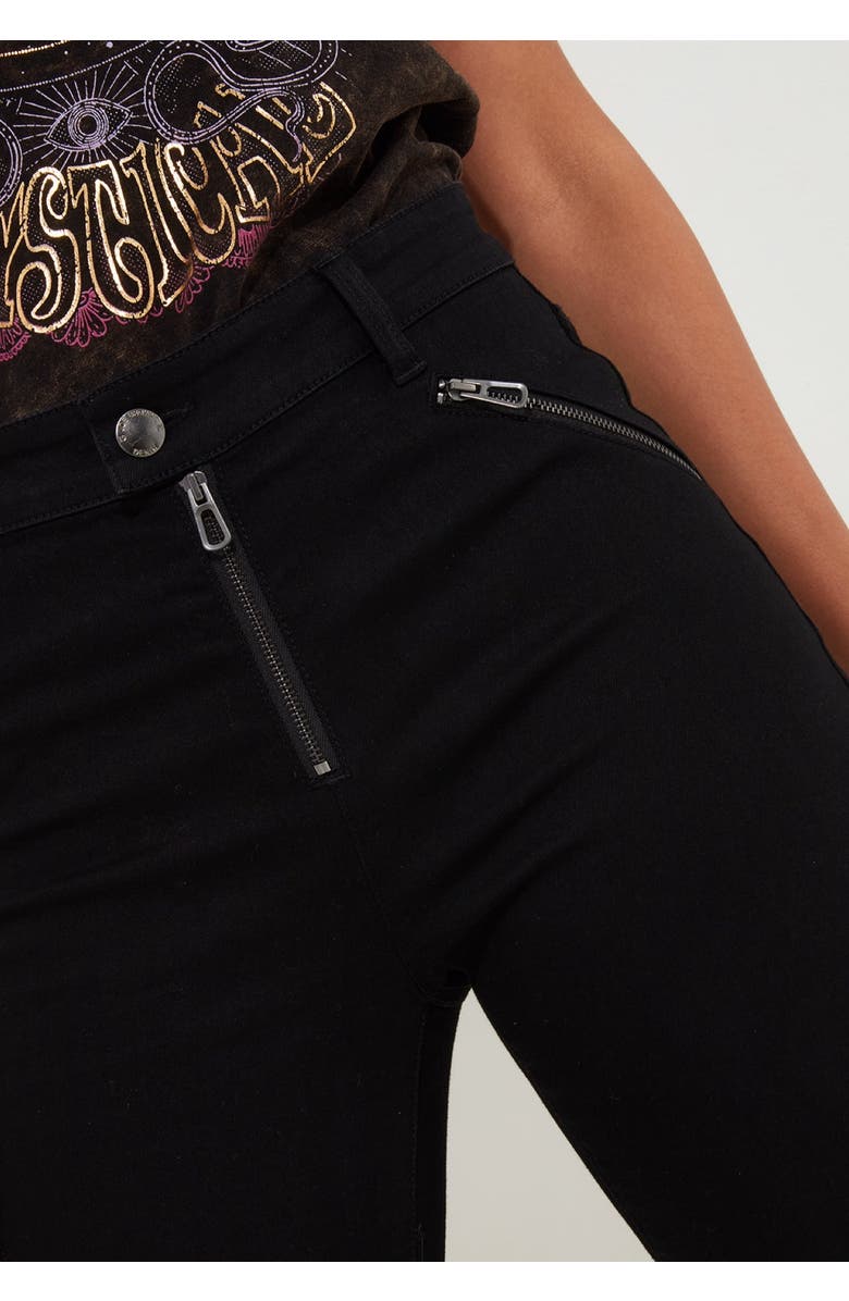 Joe Browns Stretch Denim Rocker Skinny Jean, Alternate, color, Black