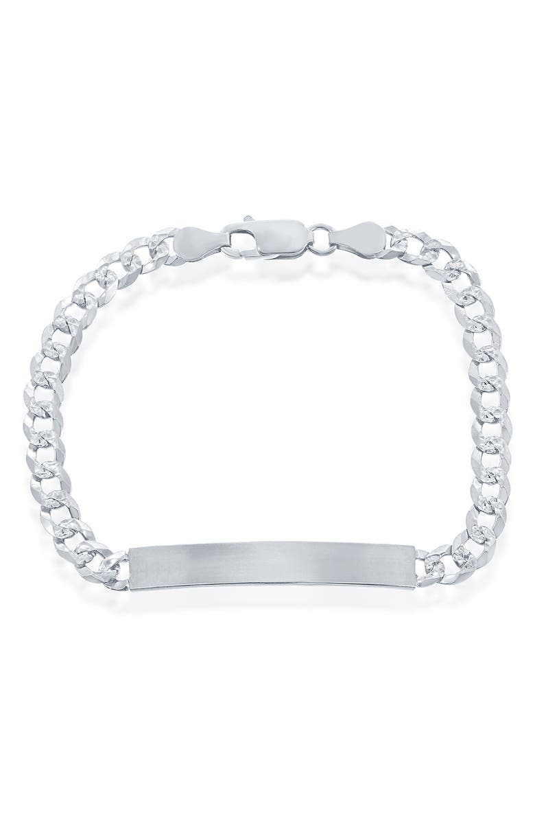 SIMONA Curb Chain ID Bracelet, Main, color, 