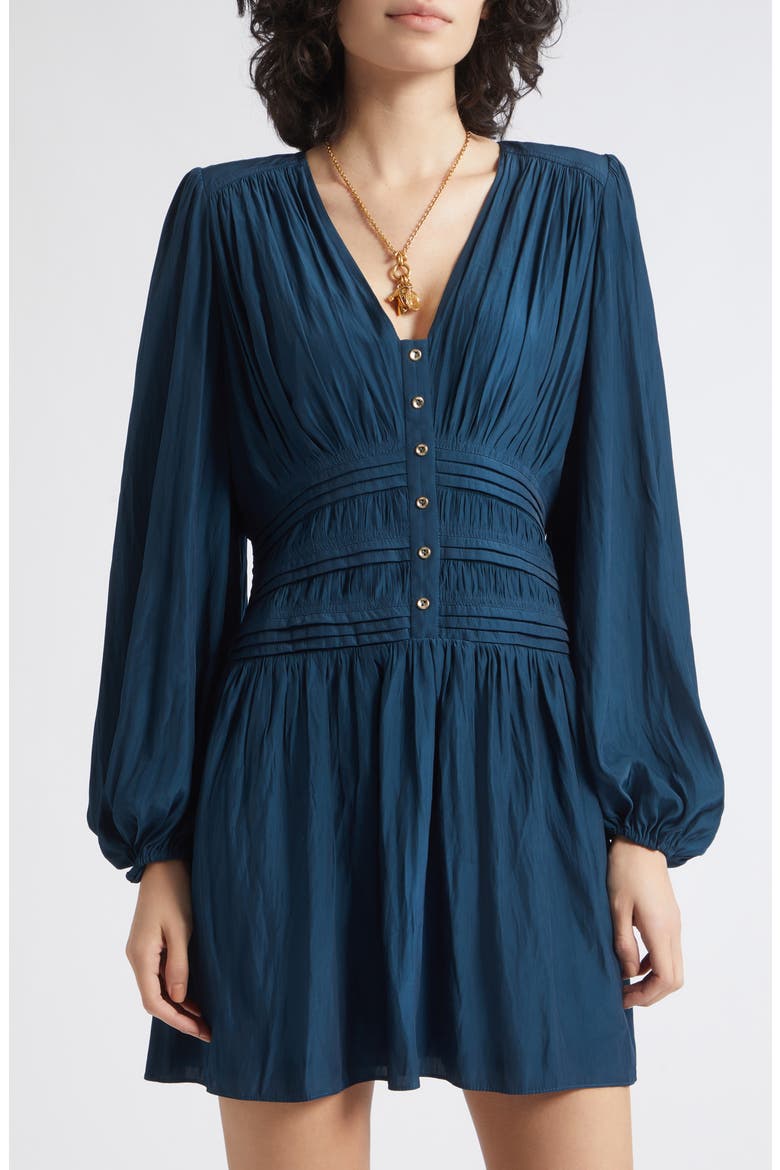 Jules Minidress, Alternate, color, DARK TEAL