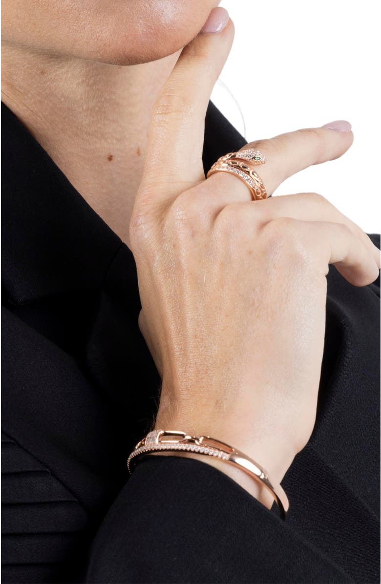 AKALIA Waterproof 18k Elegant Rose Gold Plated Bracelet, Alternate, color, 