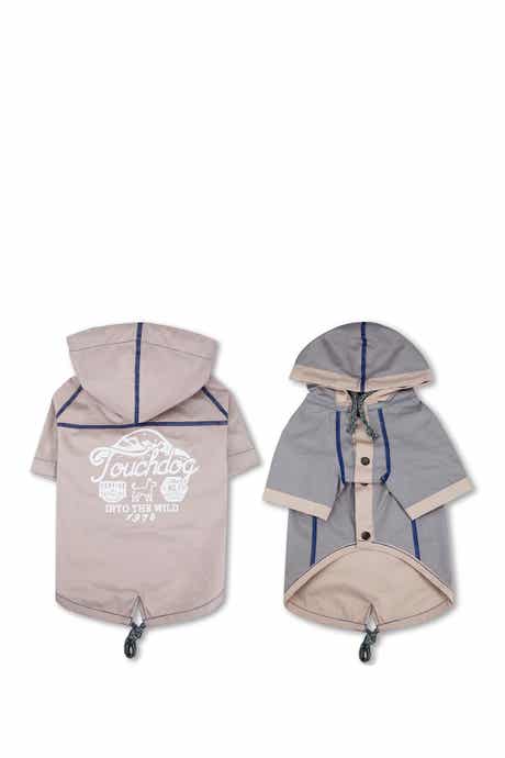 TOUCHDOG Cloudburst Waterproof Reversible Dog Raincoat - Pink - Extra Large