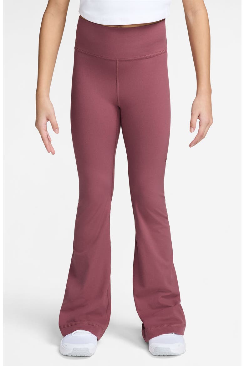 Kids' Maven High Waist Flare Leggings, Main, color, 654 PINK SMOKE/PINK SMOKE