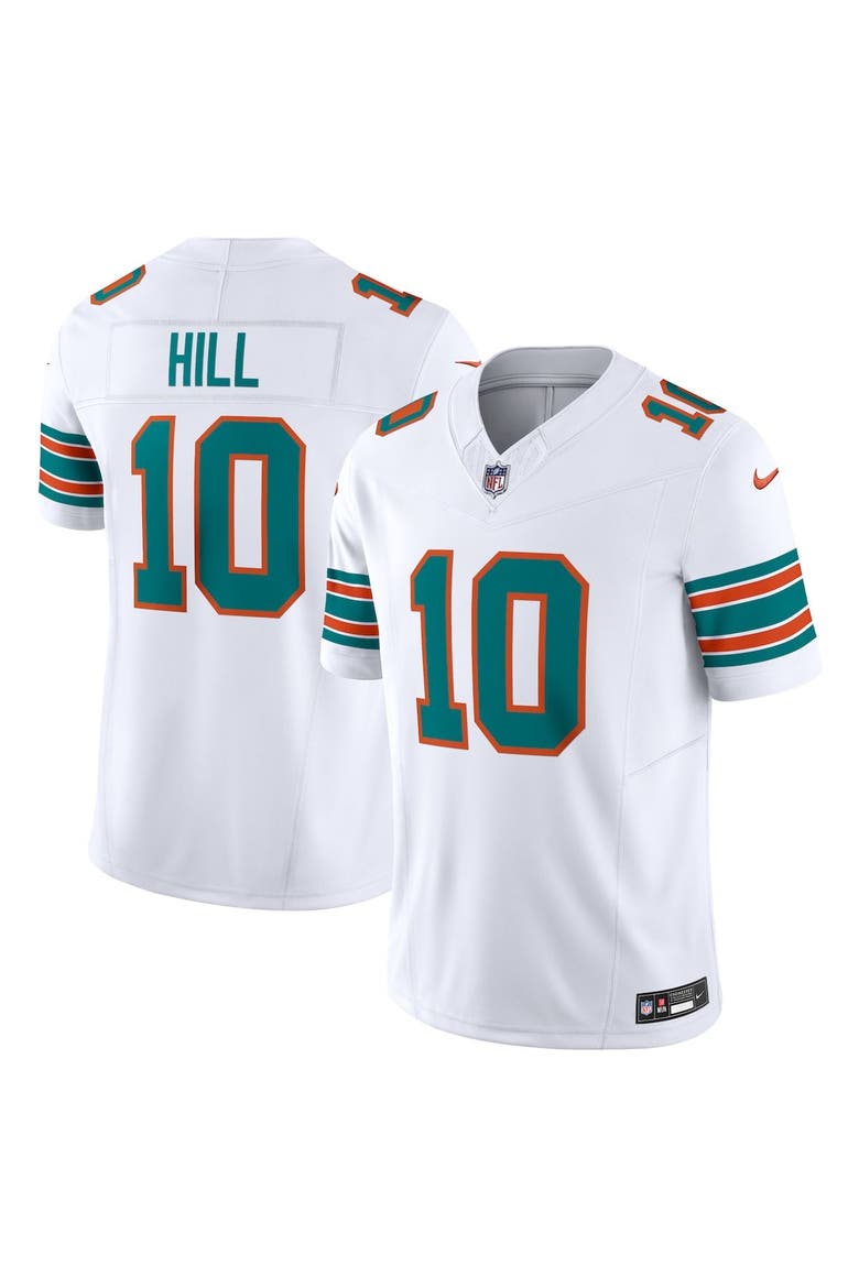 Men's Nike Tyreek Hill White Miami Dolphins Vapor F.U.S.E. Limited Jersey, Main, color, White