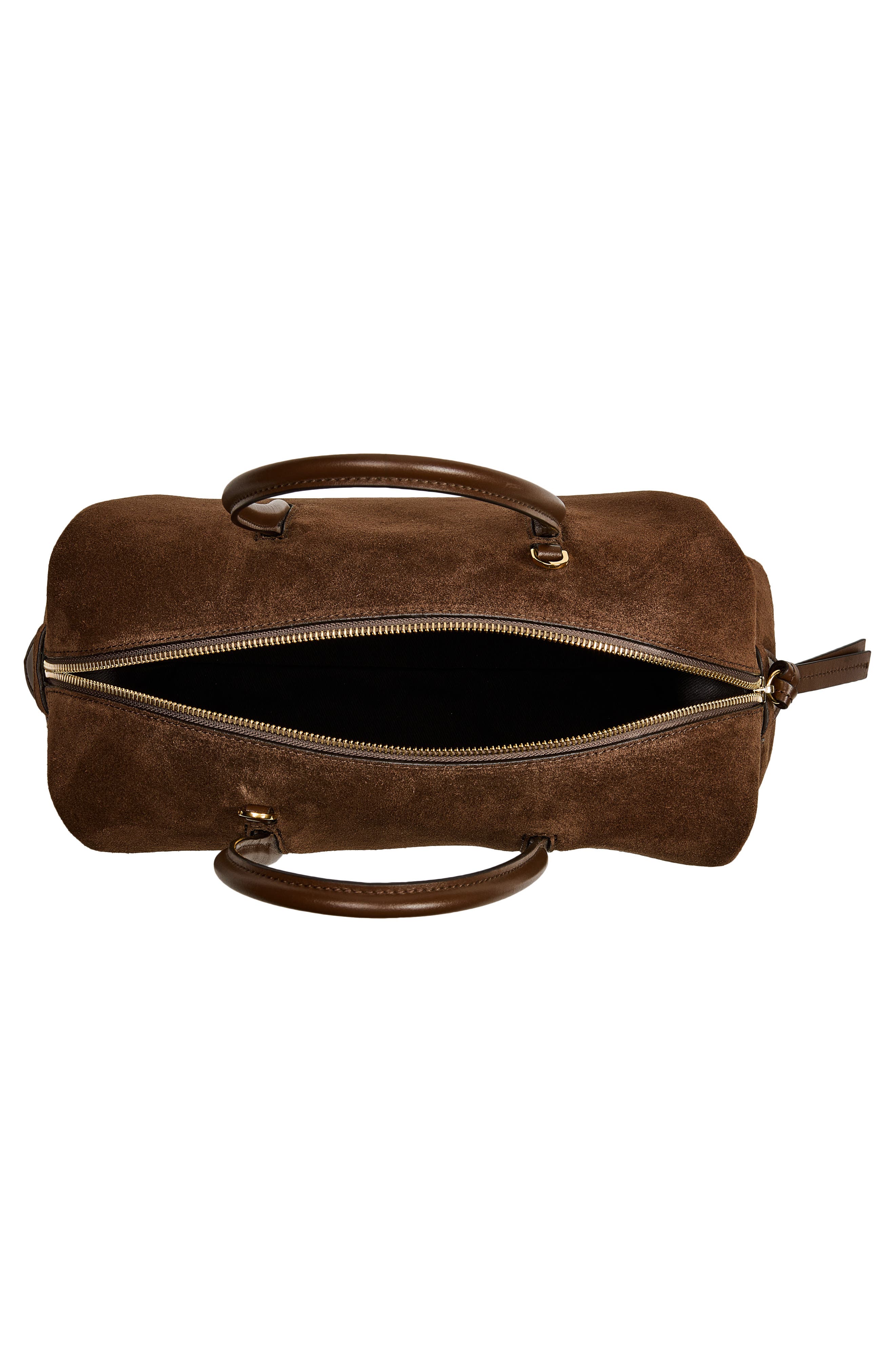The Midi Suede Stockholm Bag, Alternate, color, MOCHA