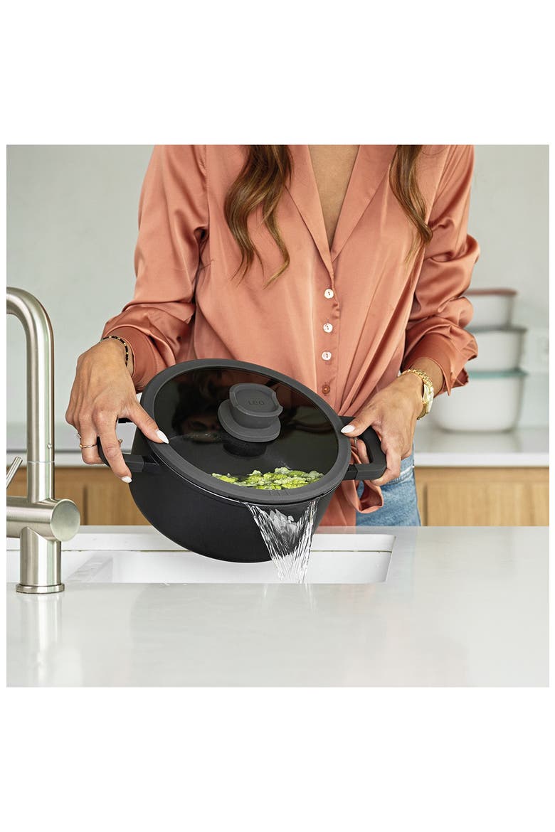 Leo Stone+ Stockpot, Alternate, color, BLACK