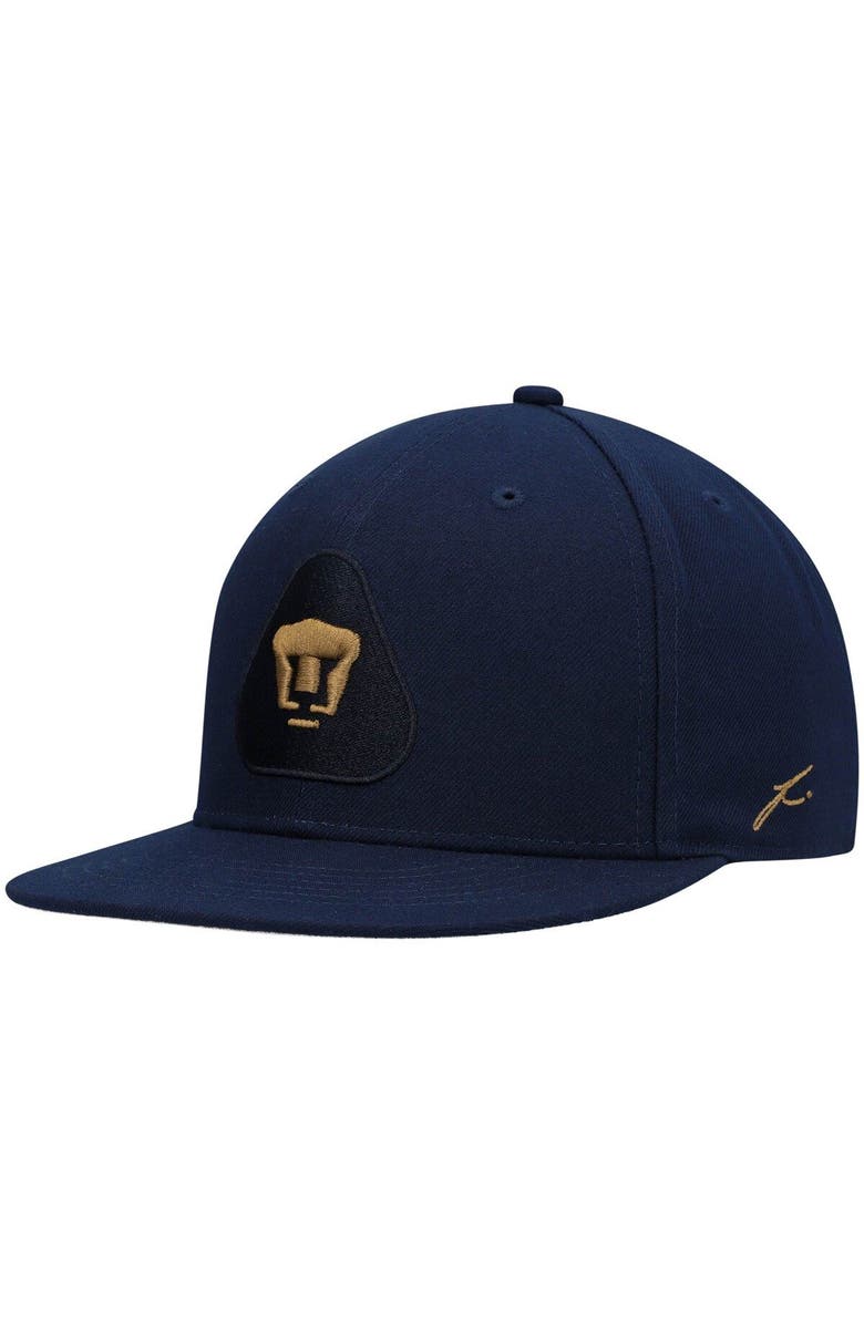 FAN INK Men's Fi Collection Navy Pumas Dawn Snapback Hat, Main, color,