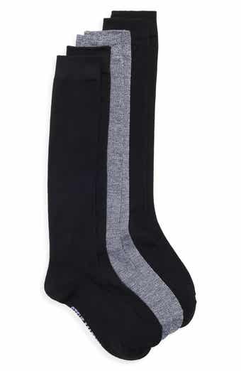 3-Pack Marled Knee High Socks