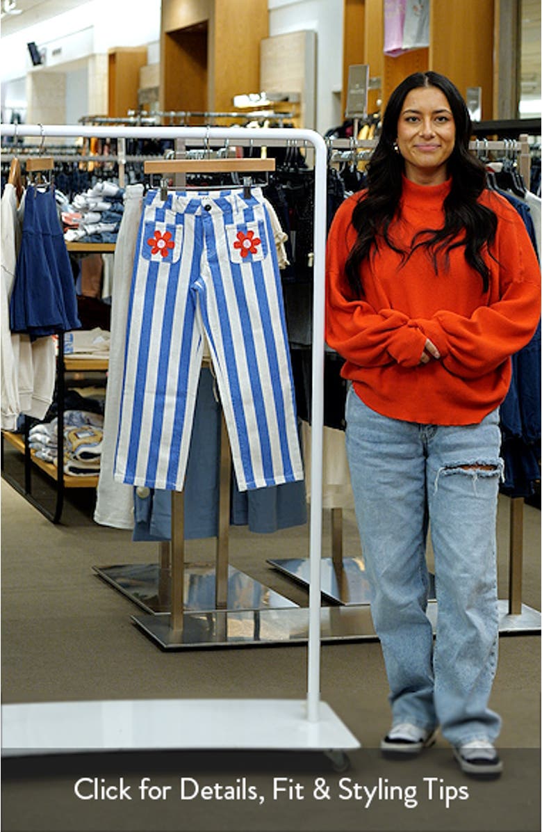 Kids' Embroidered Patch Pocket Pants, sales video thumbnail