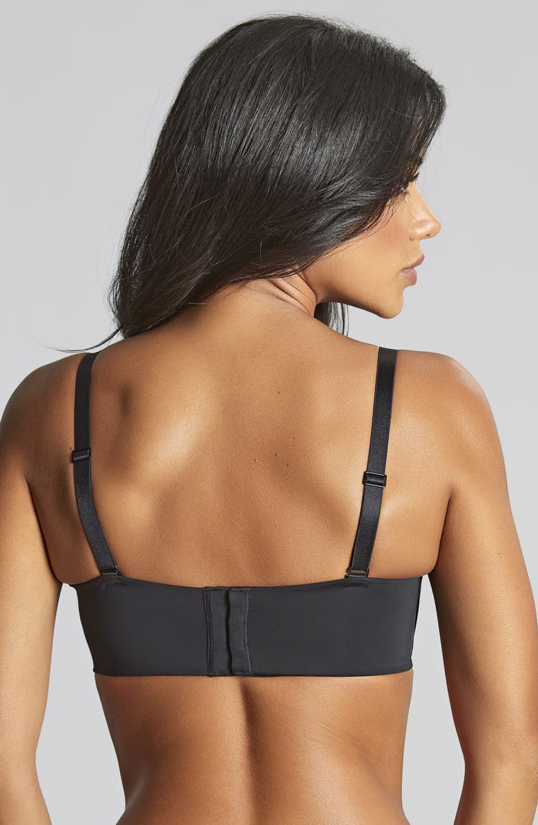 Panache 365 Underwire Smooth & Seamless Everyday Strapless Bra, Alternate, color, Black