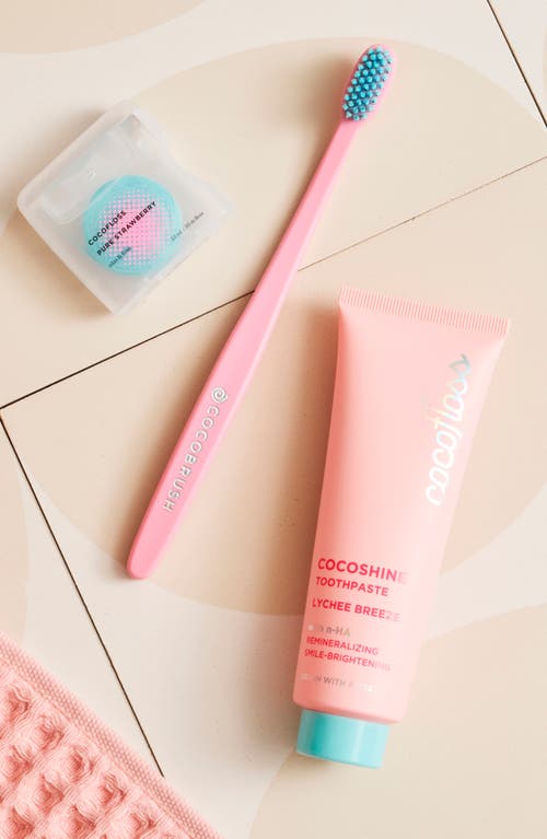 Cocofloss Smile Bliss Set In Pink Sunset