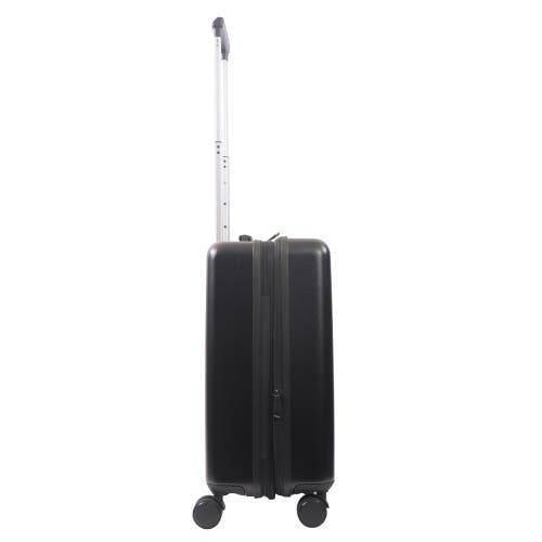 Ful Superman "man Of Steel" 22.5" Hardside Carry-on Spinner In Black