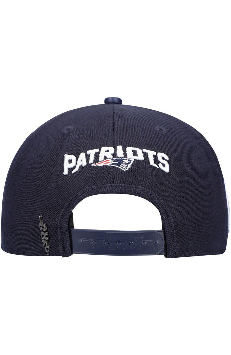 PRO STANDARD Men's Pro Standard New England Patriots Navy Stars Snapback Hat, Alternate, color, 