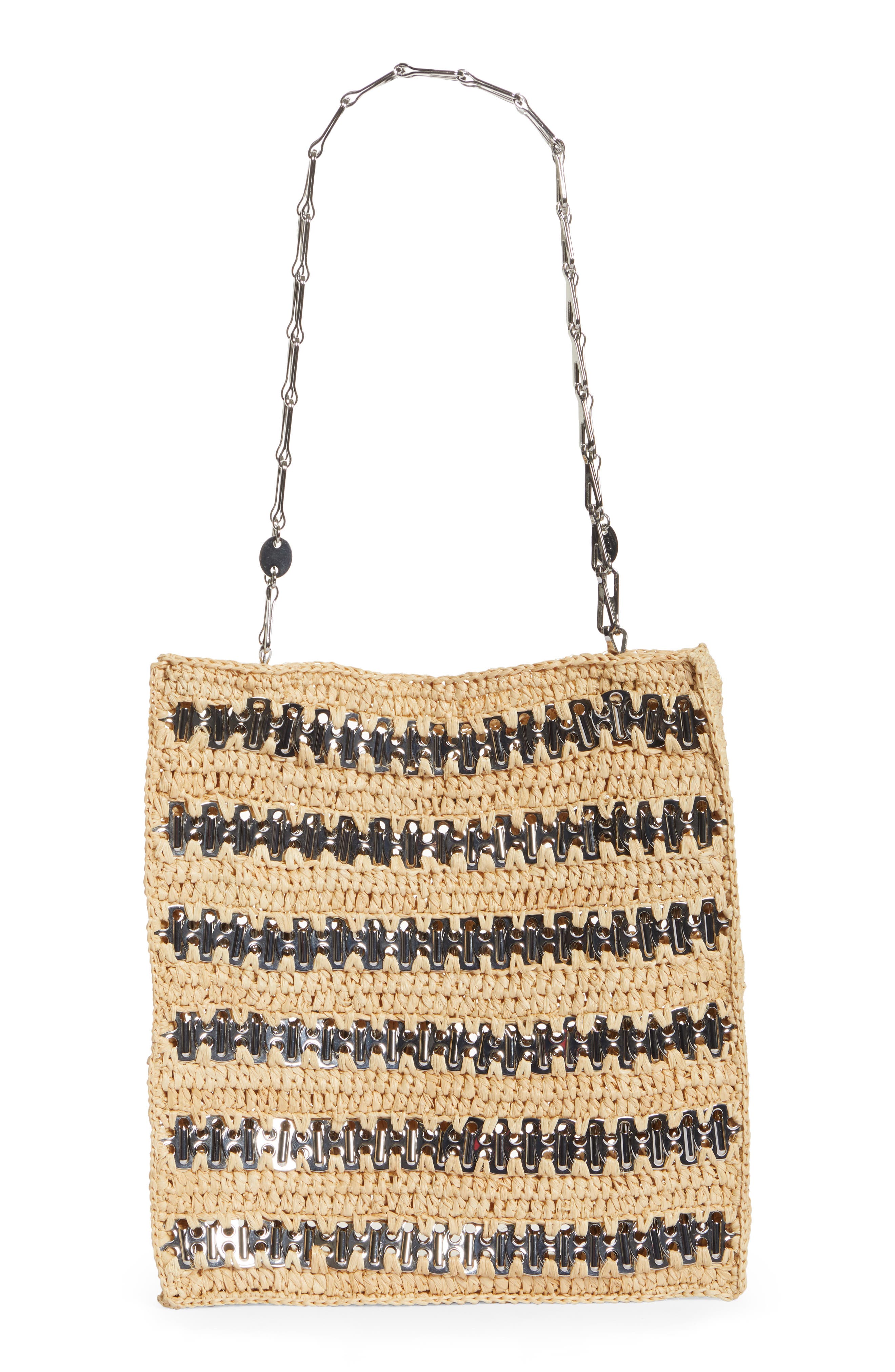 Rabanne paco rabanne 1969 Raffia Tote, Alternate, color, 