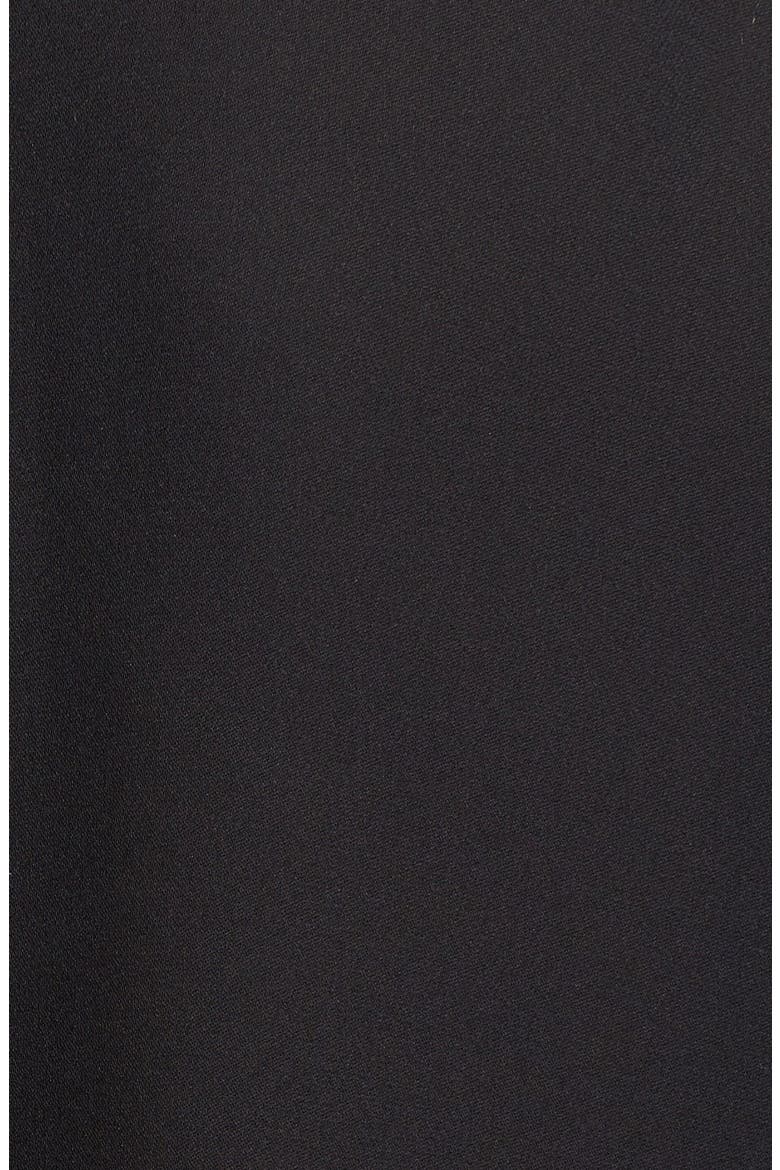 'Classic' Button Front Top, Alternate, color, BLACK