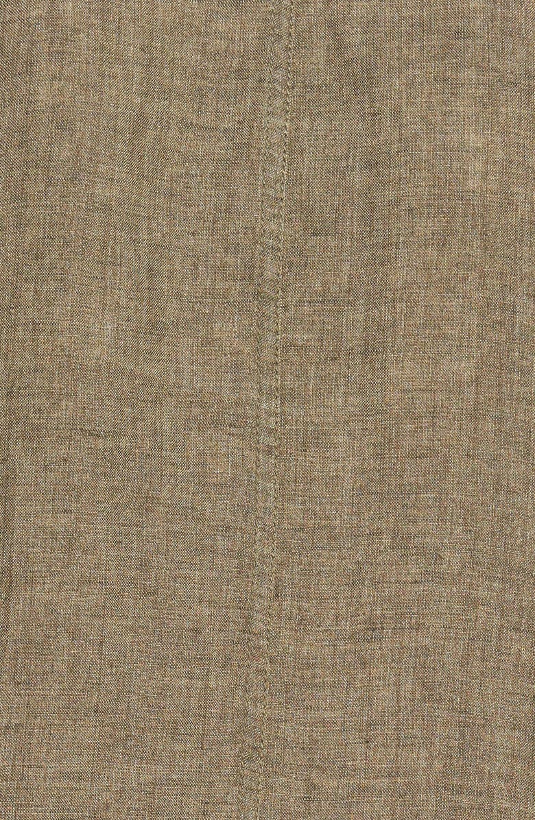 Eileen Fisher Classic Collar Organic Linen Shirtdress, Alternate, color, 