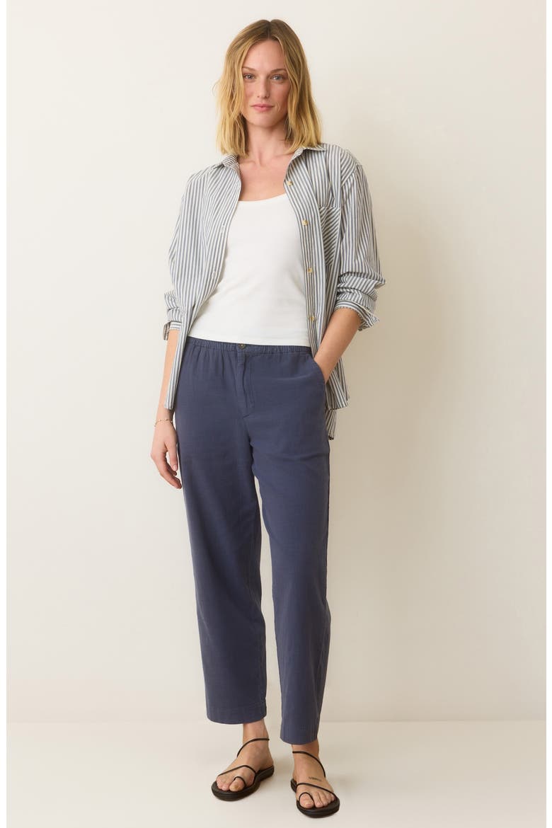Elle Crop Pants, Alternate, color, NAVY