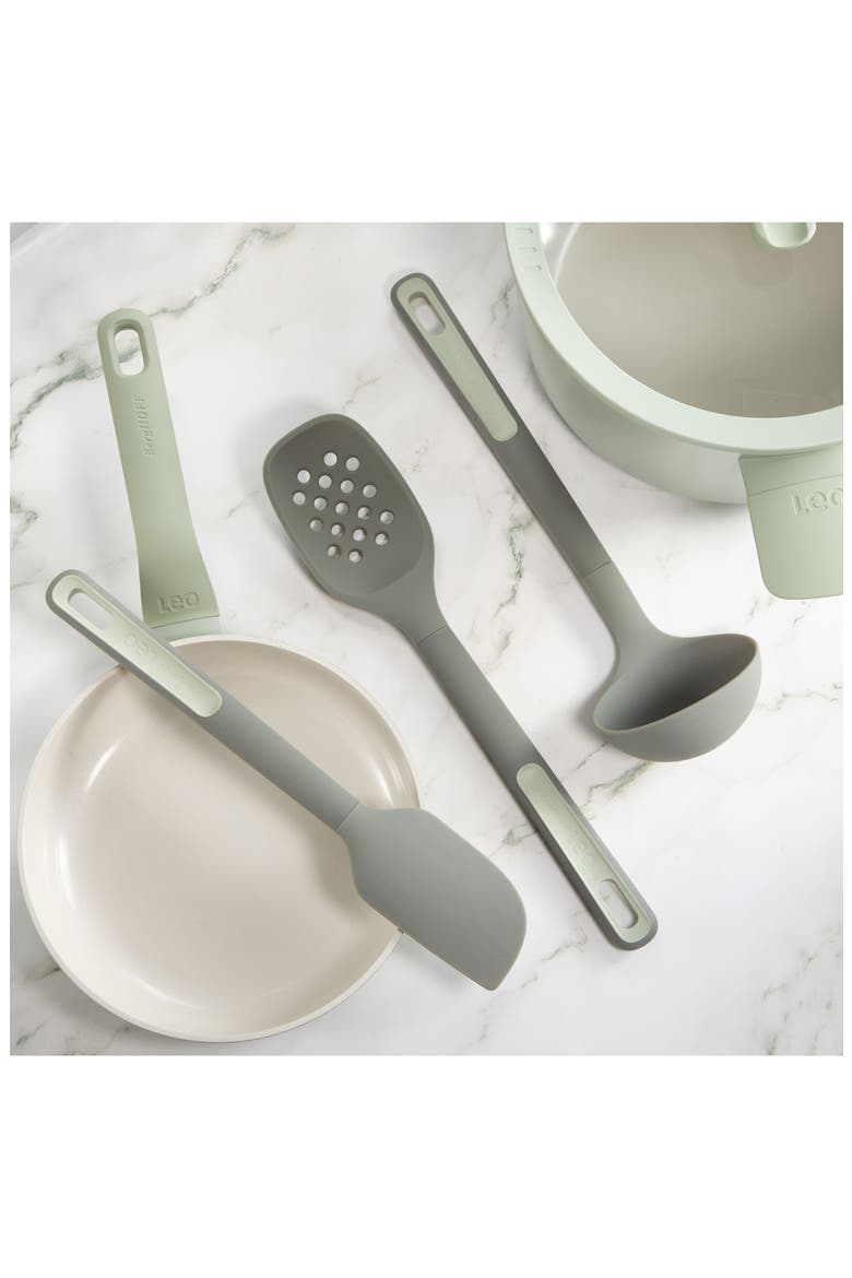 Leo Balance 3-Piece Utensil Set, Alternate, color, GREEN