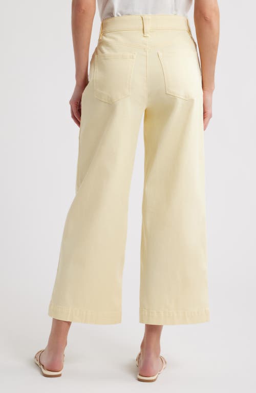 WIT & WISDOM WIT & WISDOM SAM HIGH WAIST ANKLE WIDE LEG TWILL PANTS