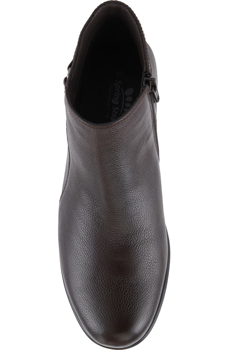 Spring Step Abruzzo Platform Wedge Bootie, Alternate, color, Dark Brown