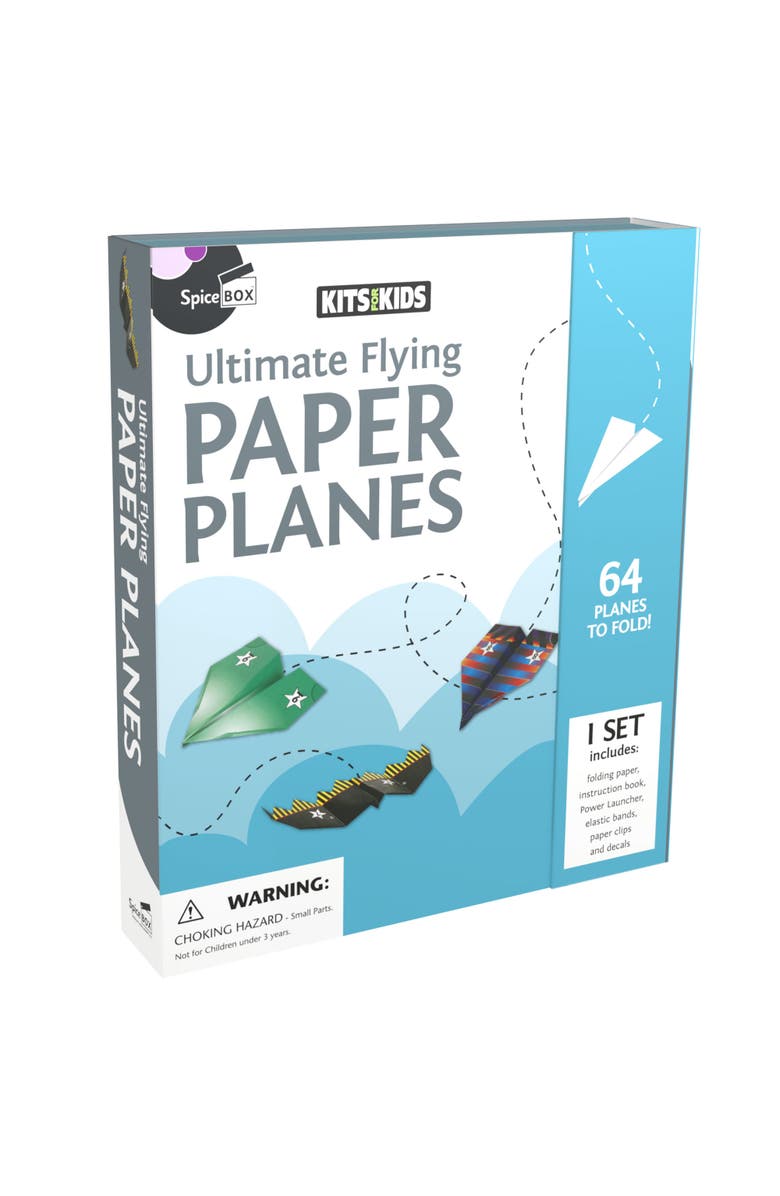 Kits For Kids Ultimate Flying Paper Planes Kit, Main, color, 