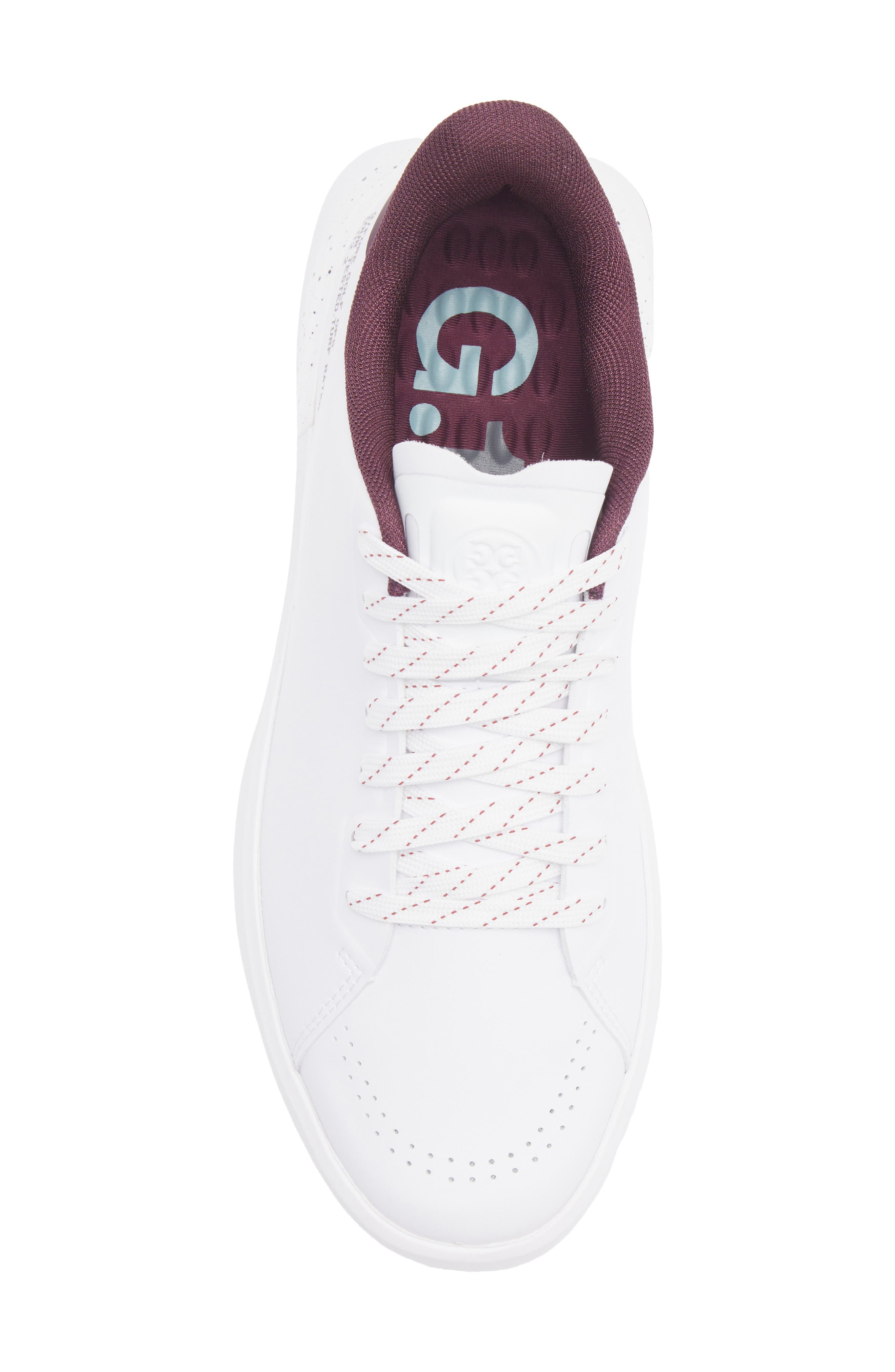 G.112 Hybrid Golf Shoe, Alternate, color, SNOW / DARK PLUM