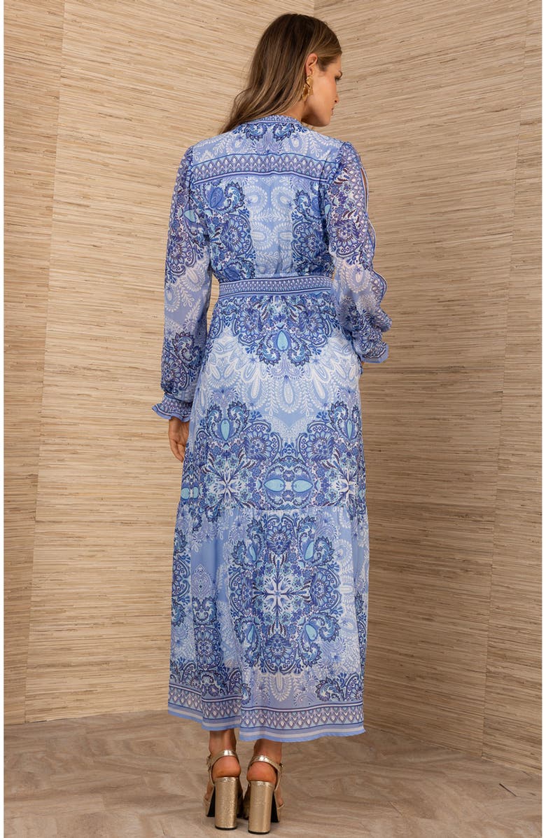 Hale Bob Eleanora Chiffon Maxi Dress, Alternate, color, 