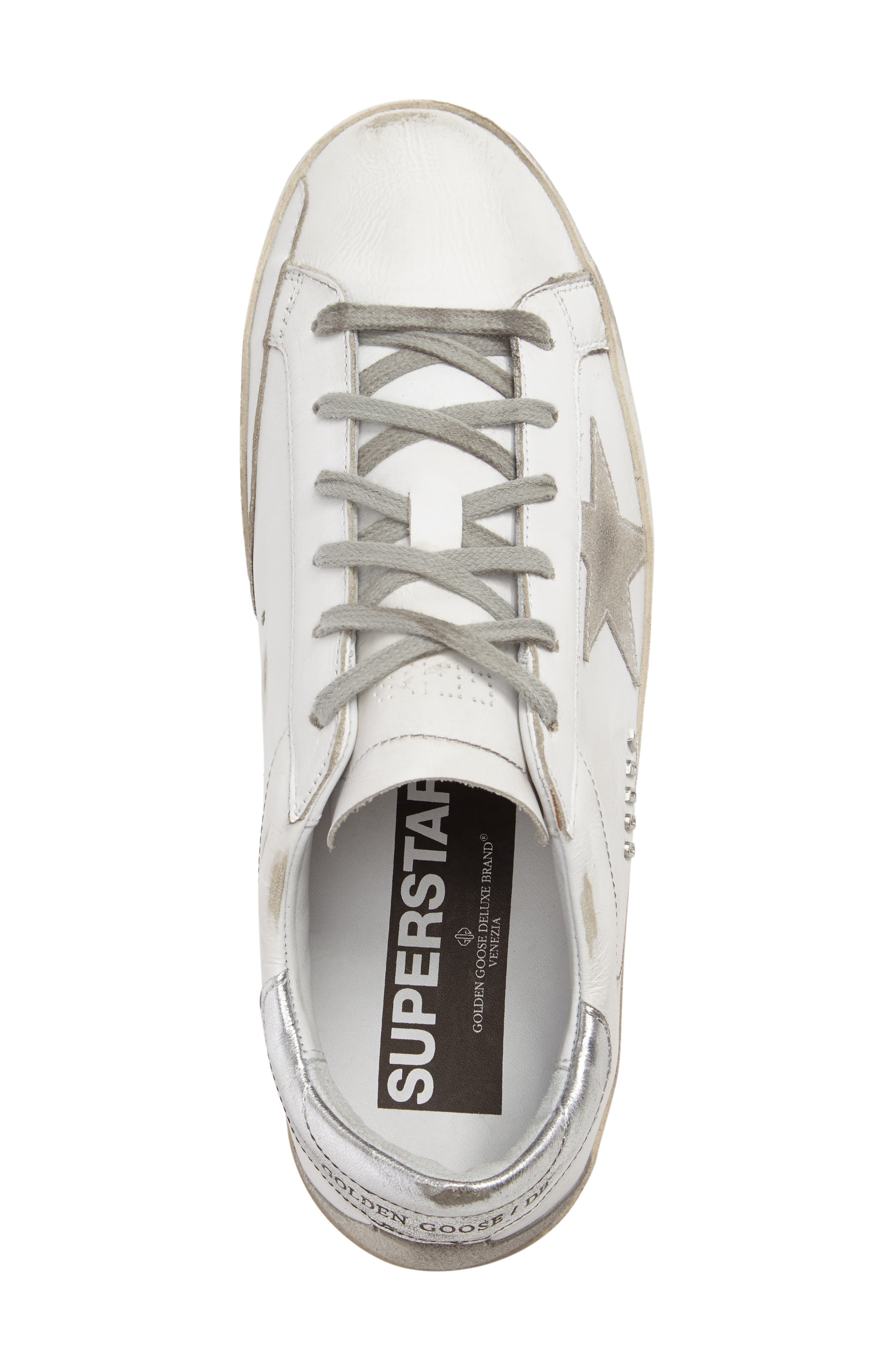 Golden Goose Superstar Low Top Sneaker, Alternate, color, 