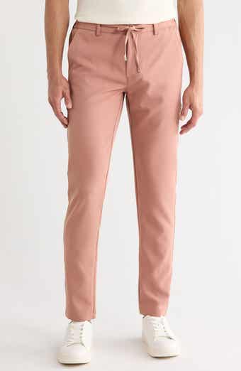 T.R. PREMIUM Slim Fit Solid Linen Blend Trousers