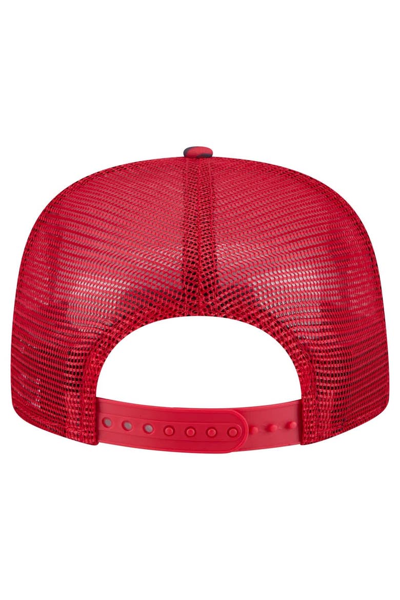 Men's New Era Scarlet San Francisco 49ers Adventure Pattern Golfer Snapback Hat, Alternate, color, Scarlet